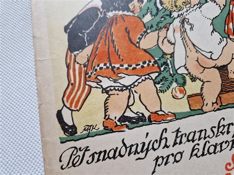 Ilustrace postav z písně