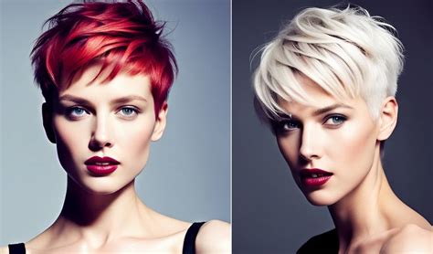 Asymetrický krátky dámsky strih