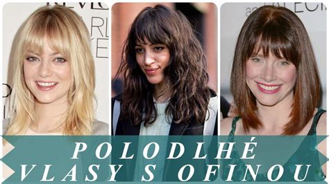 Dámsky strih s dlhou ofinou