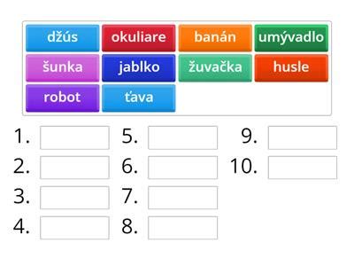 Usporiadanie produktov podľa ceny