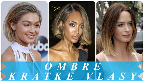 Ombre účesy pre stredné vlasy