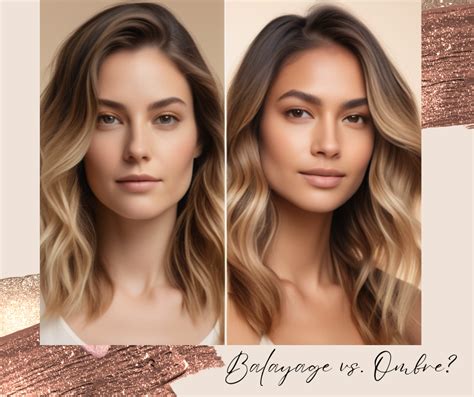 Balayage vs Ombre