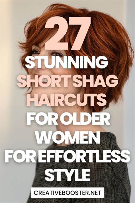 Short shag účes