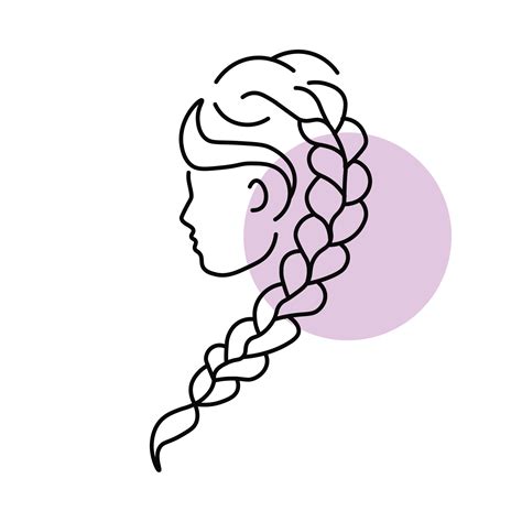 Ilustrácia techniky zapletania reverzného francúzskeho vrkoča