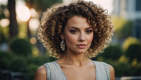 Štýlový účes pre kučeravé vlasy