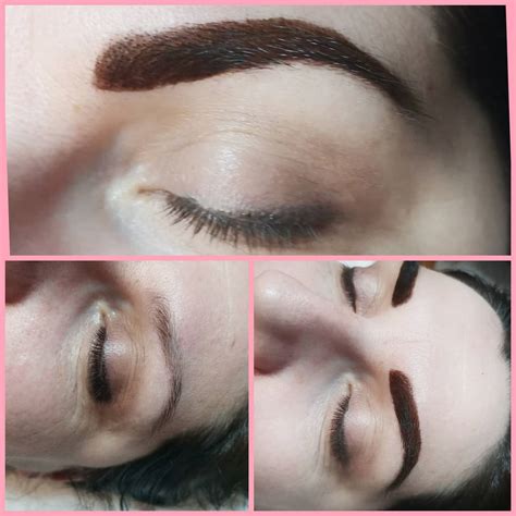 Šupinky a kôra na tetovanom obočí počas hojenia