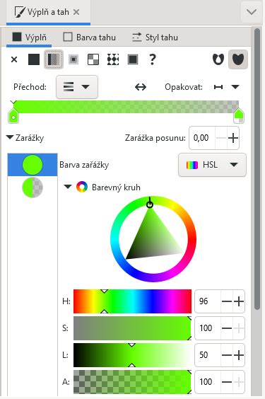 Farebné prechody pri melírovaní