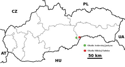 Mapa Malaciek s vyznačením salónu