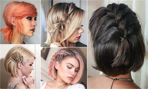 Svadobný účes s ofinou pre krátke vlasy