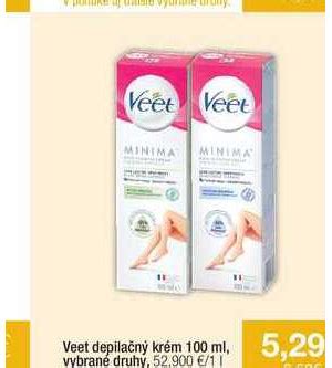 Depilačný krém v akcii