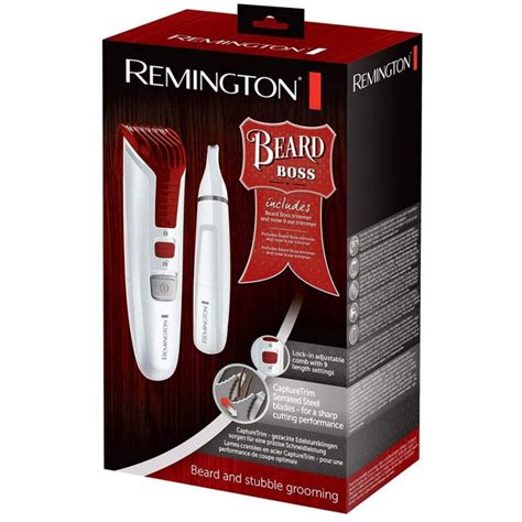 Obsah darčekového setu Remington Beard Boss MB4122