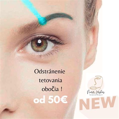 Príklad korekcie nepodareného tetovania obočia