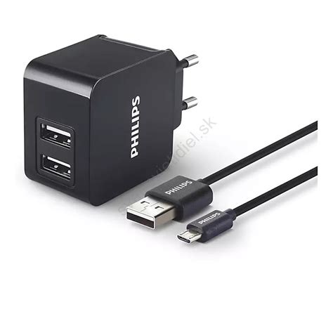 Philips adaptér a nabíjací kábel