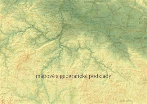 Grafický prehľad zdrojov dát pre mapové podklady