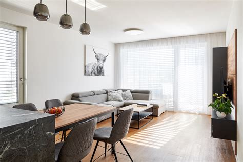 Interiér zrekonštruovaného bytu v Senici