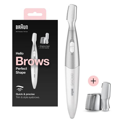 Braun Mini Přesný Zastřihovač FG1106 biely/strieborný