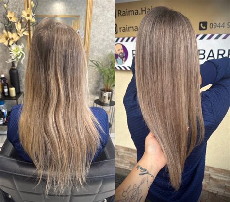 Žena s vlasmi farbenými technikou Balayage