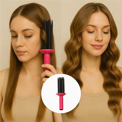 Kolekcia rôznych pomôcok na natáčanie vlasov bez tepla