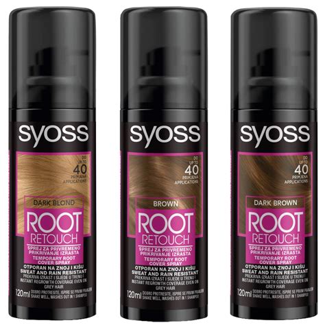 Sprej na prekrytie šedivých odrastov