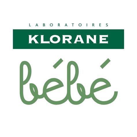 Logo Klorane s botanickými prvkami a označením 