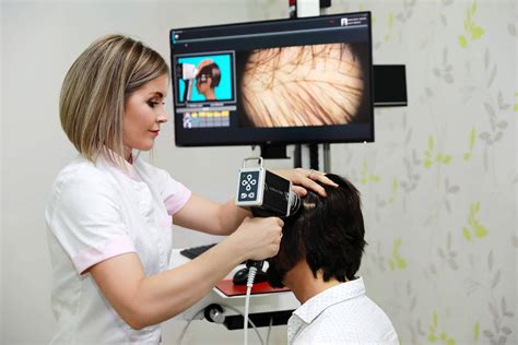 Mikroskopické vyšetrenie vlasovej pokožky