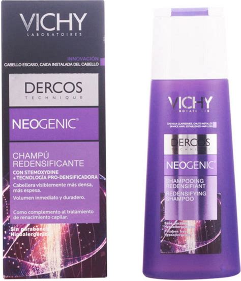 Graf rastu vlasov s Vichy Dercos Neogenic