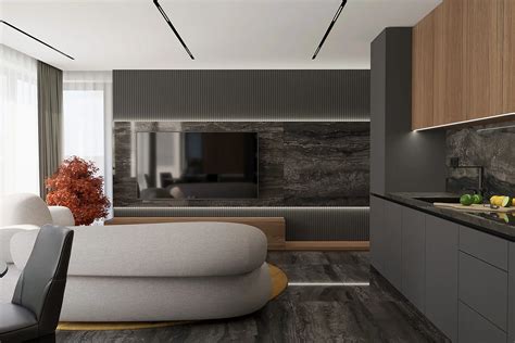 moderný dizajn dlhej lyžiarskej bundy na svahu