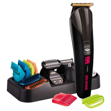 Obsah balení zastrihávače vlasů Sencor SHP 7411BK