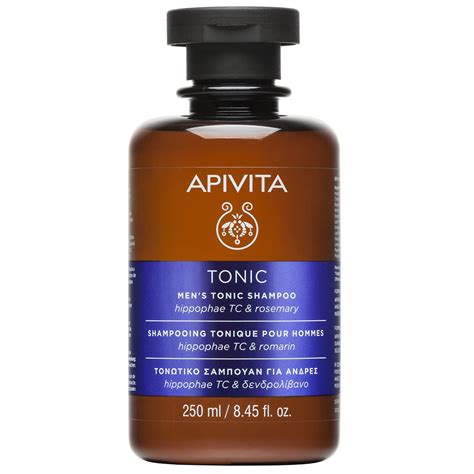 fľaštička šampónu Apivita Men's Tonic s prírodnými zložkami