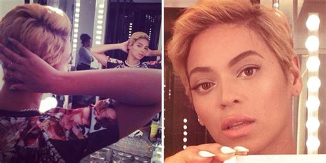 Beyoncé nový krátky blond zostrih