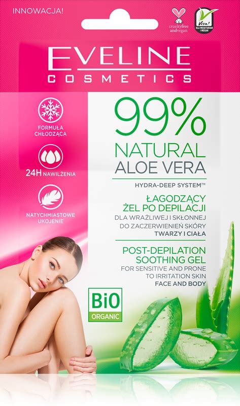 Ošetrenie pokožky po depilácii Aloe Vera