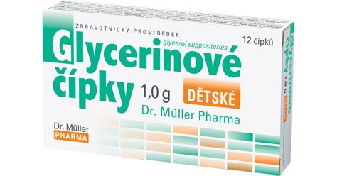 Detské glycerínové čapíky a ich aplikácia