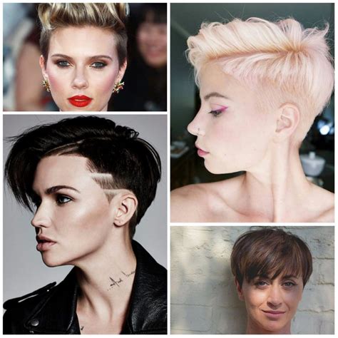 Pixie účes pre brunetku