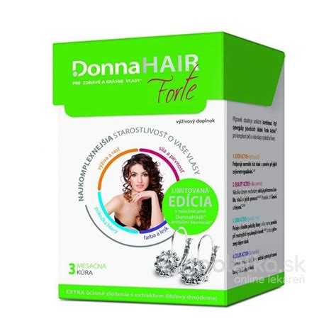 Schéma zloženia prípravku Donna Hair Forte
