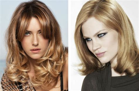 Ukážka odtieňov zlatej blond na rôznych typoch vlasov
