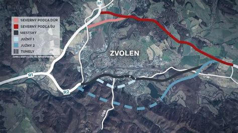 Mapa Zvolena s vyznačenými obchodnými centrami