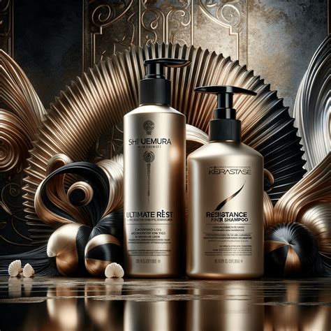 Detailný záber na profesionálne vlasové produkty značiek Kérastase, Redken a Shu Uemura