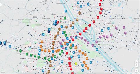 mapa MHD Račianske mýto