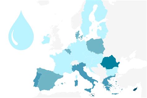 Mapa znázorňujúca oblasti s vysokým obsahom medi vo vode