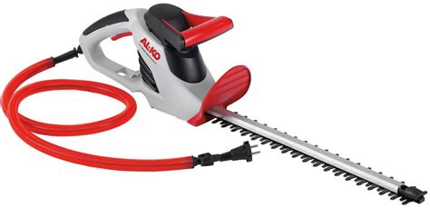 Ilustračná fotografia elektrických nožníc na živý plot AL-KO HT 550 Safety Cut v akcii