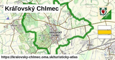 mapa Kráľovský Chlmec