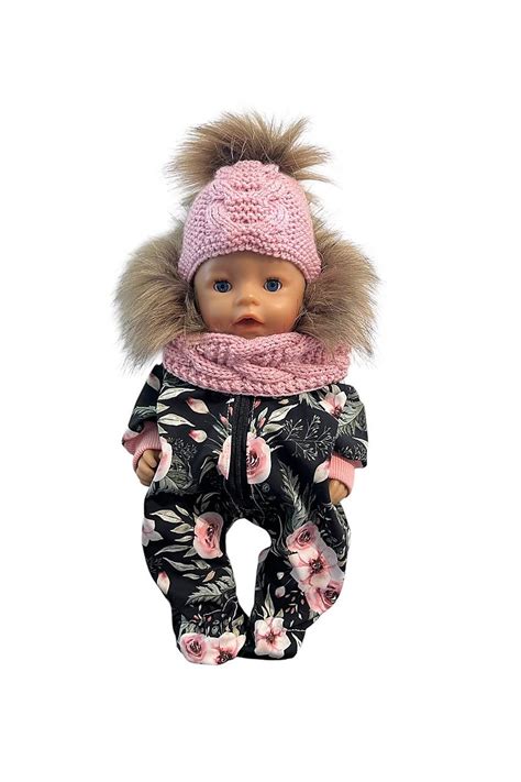 Hotový zimný overal pre bábiku Baby Born