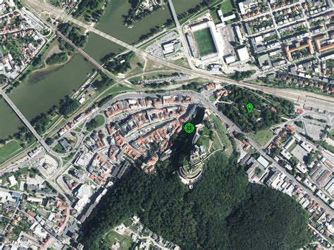 Mapa Trenčianskych Teplíc s vyznačenou ulicou Generála M. R. Štefánika