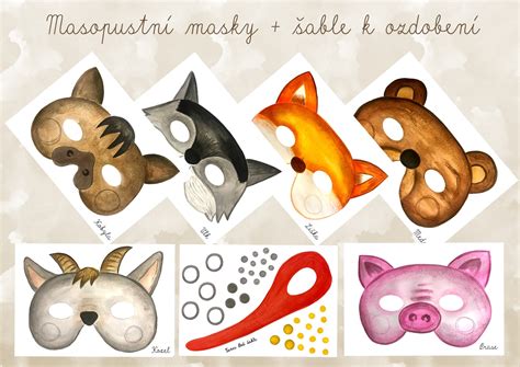 DIY maska sovičky
