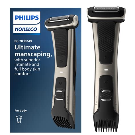 Použitie nadstavca na chrbát pre Philips Bodygroom