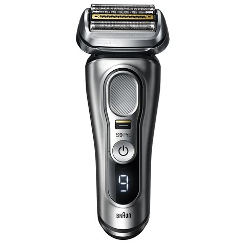 Detail holiacej hlavy Braun Series 9 s nastavením dĺžky