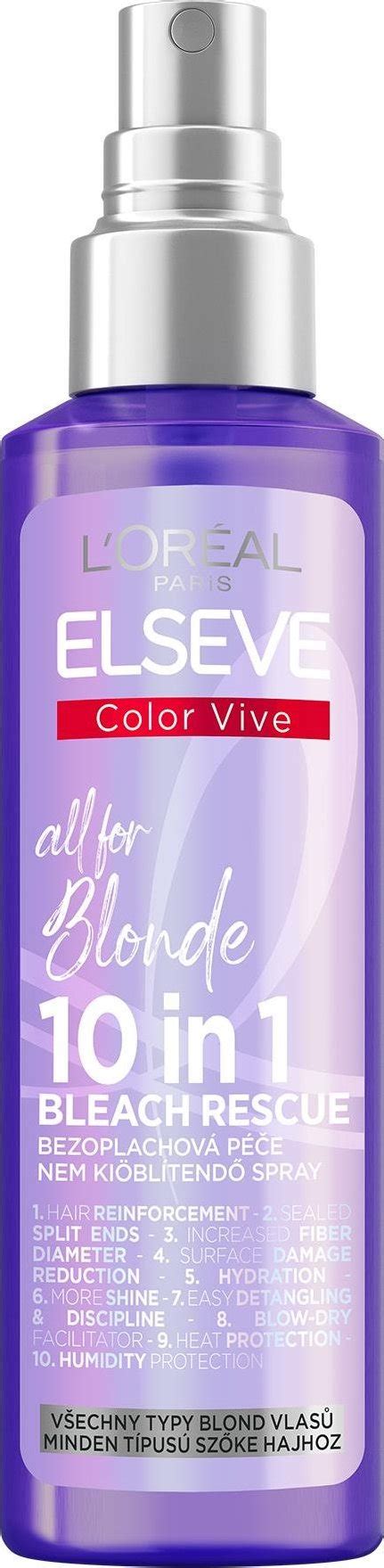 Starostlivosť o blond vlasy s bezoplachovým sprejom