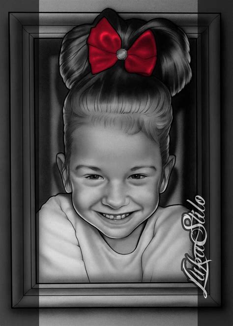 Dievčatko s vysokým copíkom a mašľou