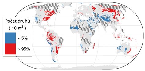 Mapa sveta znázorňujúca oblasti s vysokým výskytom parazitárnych infekcií.