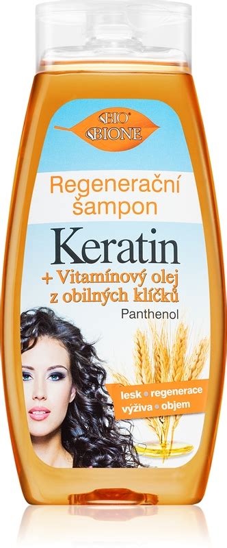 zložky šampónu keratín a obilné klíčky